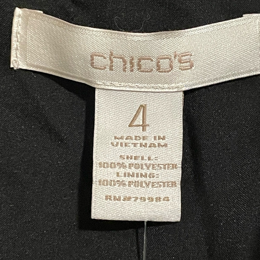 New with tags! Chico's animal leopard print Button-Up Jacket XXL/2XL/20/Chico 4 - Picture 4 of 5